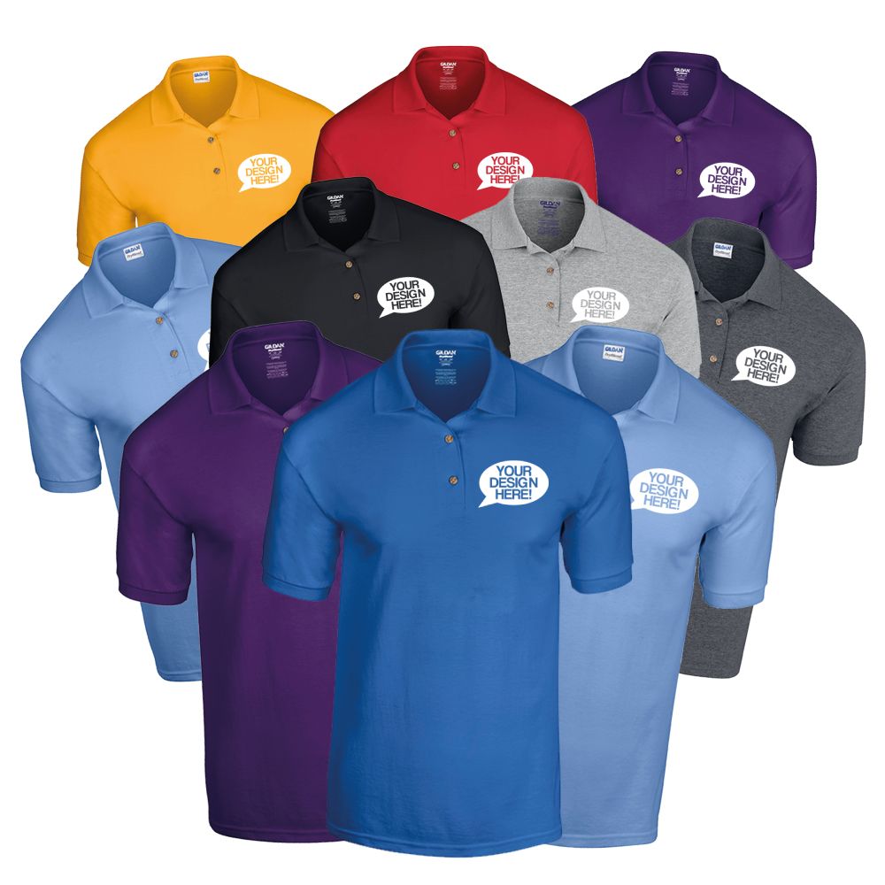 10 Embroided Polos